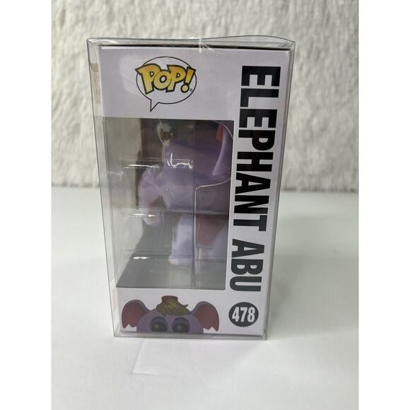 Funko POP! Disney Aladdin Elephant Abu #478 Vinyl Figure New W/ Protector - Picture 3 of 6